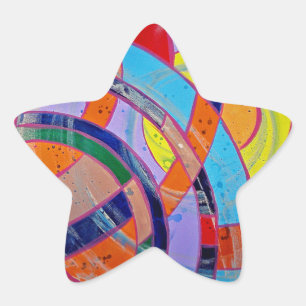 Sticker Étoile Composition #15 par Michael Moffa