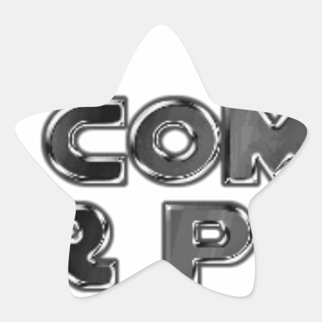 Sticker Étoile Conserver vos commentaires stupides (Devant)