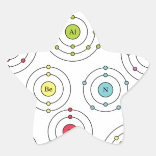 Sticker Étoile Coques périodiques