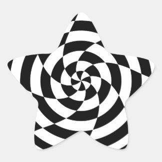 Sticker Étoile Corey Tiger 80s Vintage Op Art