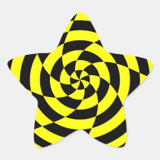 Sticker Étoile Corey Tiger 80s Vintage Op Art