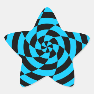 Sticker Étoile Corey Tiger 80s Vintage Op Art