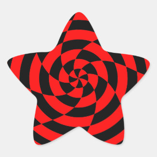 Sticker Étoile Corey Tiger 80s Vintage Op Art