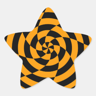 Sticker Étoile Corey Tiger 80s Vintage Op Art