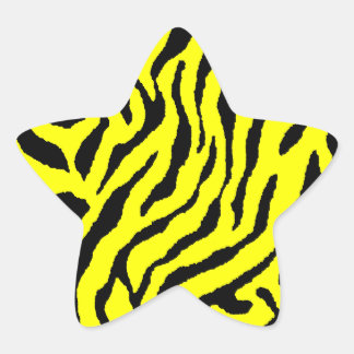 Sticker Étoile Corey Tiger Rayures Tigre 80s