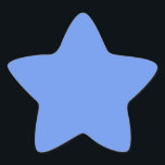 Sticker Étoile Couleur bleu uni de Monet<br><div class="desc">Water Lilies,  1919 célèbre peinture de Claude Monet,  avec couleur coordonnée couleurs solides rose-violet et bleu Monet,  prêt à se mélanger et à se marier.</div>