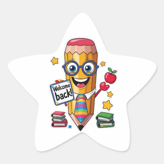 Sticker Étoile Coup d'oeil – Bienvenue ! (Devant)