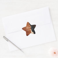 Cuir de vache faux Sud-Ouest Brun Noir