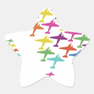 Sticker Étoile Dans l'aviation de vol de ballon d'avion de