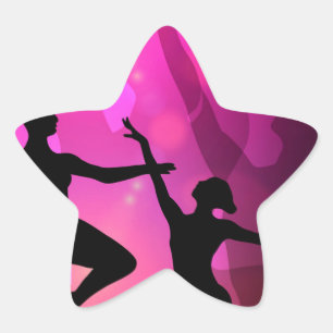 Sticker Étoile Danseurs de ballet