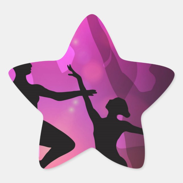 Sticker Étoile Danseurs de ballet (Devant)
