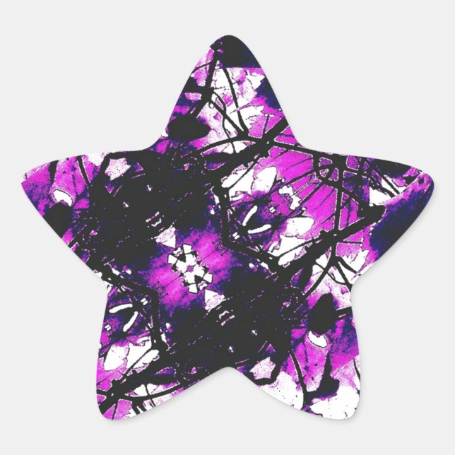 Sticker Étoile Dark Chrome Matter (Devant)
