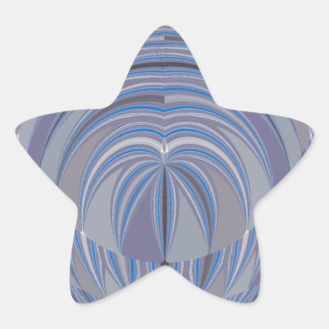 Sticker Étoile Design sans couture du grand coeur (Devant)