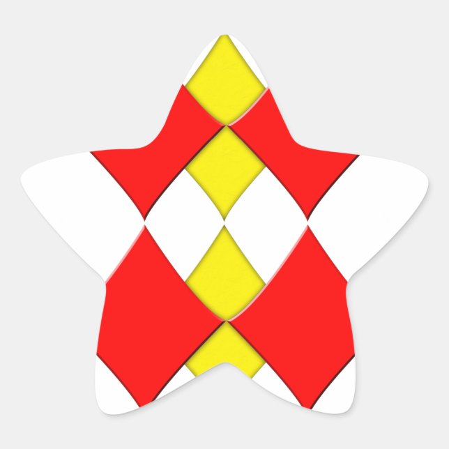 Sticker Étoile Diamants (Devant)