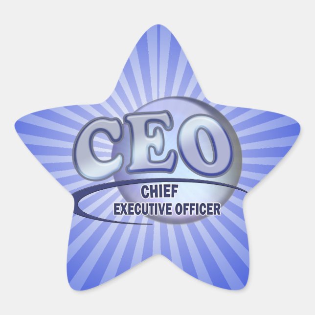 STICKER ÉTOILE DIRECTEUR GÉNÉRAL LOGO BLUE DIRECTEUR GÉNÉRAL (Devant)