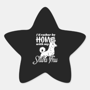 Sticker Étoile Don Shiba Inu Propriétaire de chien Akita prés