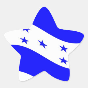 Sticker Étoile Drapeau du Honduras