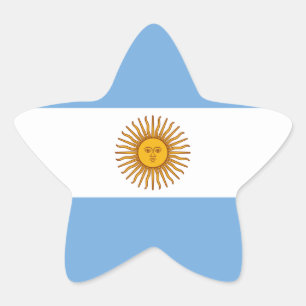 Sticker Étoile Drapeau national de l'Argentine