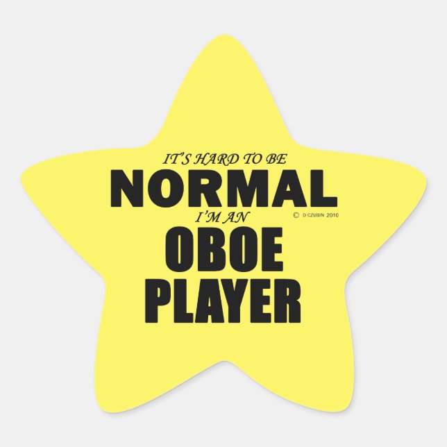 Sticker étoile du Lecteur Oboe normal (Devant)