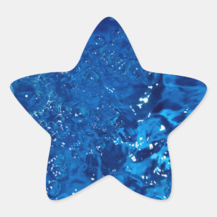 Sticker Étoile Eau bleue