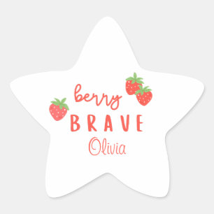 Sticker Étoile enfance courageuse cancer malade enfants nom perso