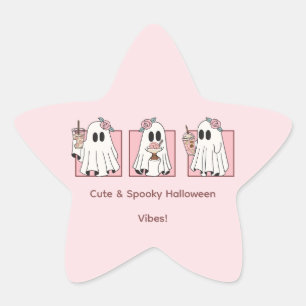Sticker Étoile Ensemble d'autocollants Kawaii Halloween – Amusant