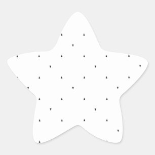 Sticker Étoile Ensemble de dossiers à motif triangulaire minimali