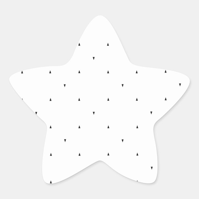 Sticker Étoile Ensemble de dossiers à motif triangulaire minimali (Devant)