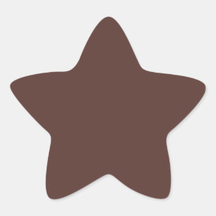 Sticker Étoile Étoile Brown