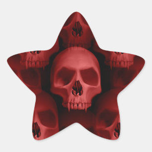 Sticker Étoile étoile rouge