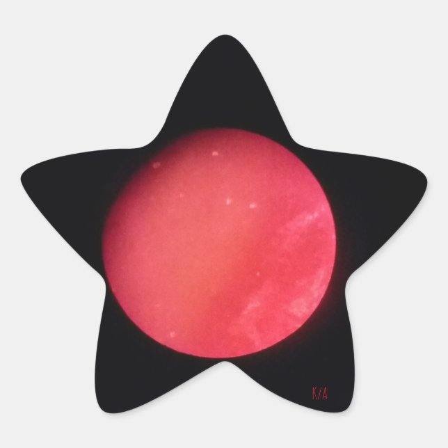 Sticker Étoile Évidence et adversité (Devant)