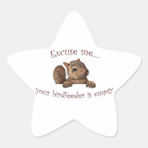 Sticker Étoile Excusez-moi...votre chargeur d'oiseaux est vide