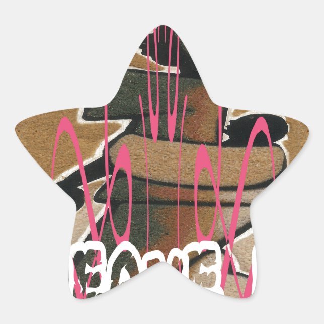 Sticker Étoile Femmes et enfants La vie n'est pas juste ; habitue (Devant)