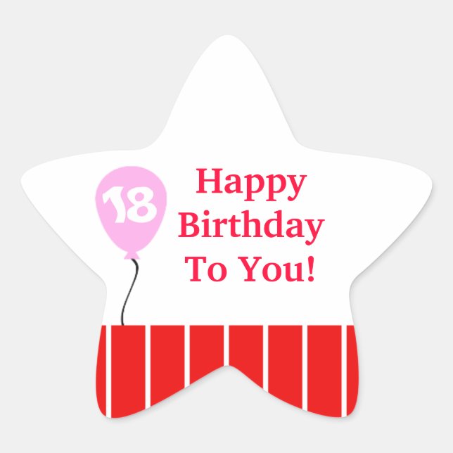 Sticker Étoile Festif (Devant)