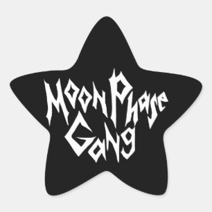 Sticker Étoile Feuille d'autocollants de GANG MOON PHASE