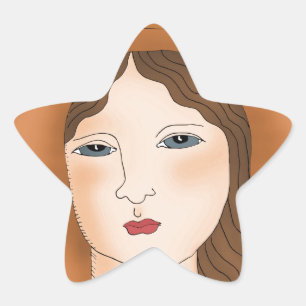 Sticker Étoile Fier d'être biologique