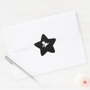 Sticker Étoile French Bulldog Yoga Love Heart Frenchie Workout