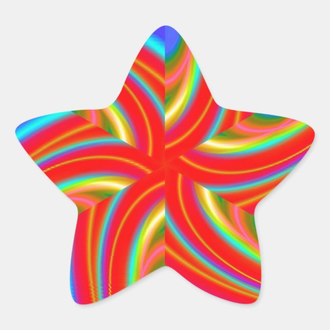 Sticker Étoile géométrique 160614 (04) (Devant)