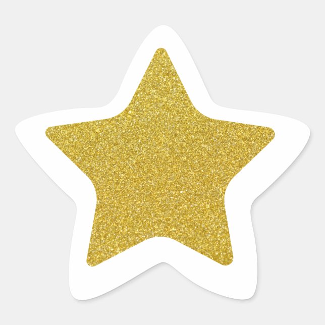 Sticker Étoile Gold Star (Devant)