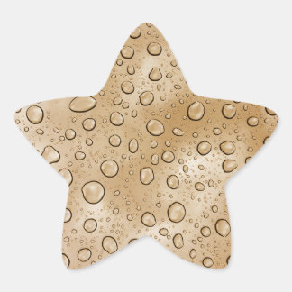 Sticker étoile Gold Water Drift