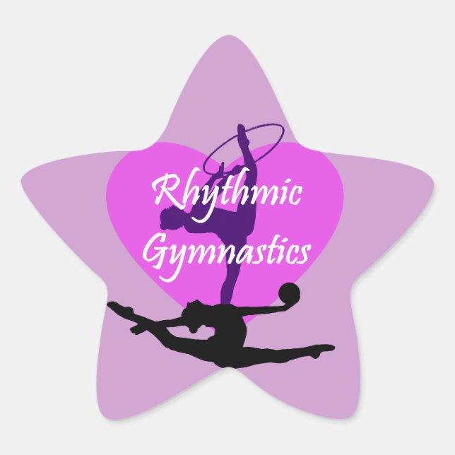 Sticker Étoile Gymnastique rythmique (Devant)
