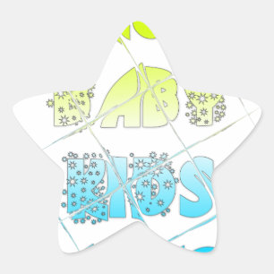 Sticker Étoile Hakuna Matata Bébé Enfants Joyeuses Couleurs Art I