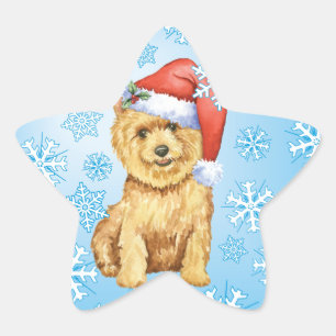 Sticker Étoile Happy Howlidays Norwich Terrier