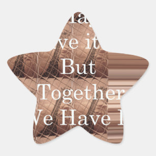 Sticker Étoile Have it toutes les girafes Safari Hakuna Matata wo