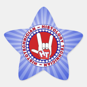 STICKER ÉTOILE HISTOTECHNICIEN HISTOLOGIE HISTOLOGIQUE HISTOLOGIE