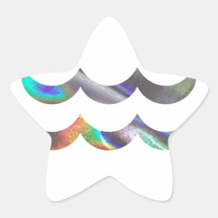 Sticker Étoile hologramme Aquarius