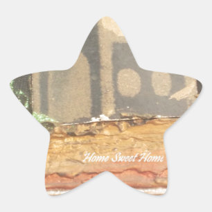 Sticker Étoile Home Sweet Home Art Imprimer