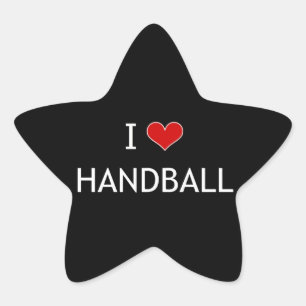 Sticker Étoile I Love Handball