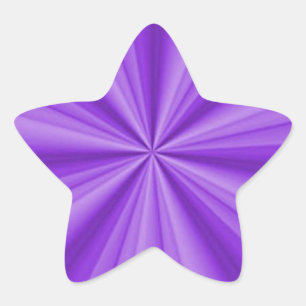 Sticker Étoile Illusion optique violette