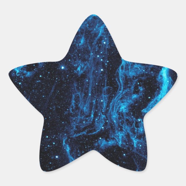 Sticker Étoile Image ultraviolette de la culture de la nébuleuse  (Devant)